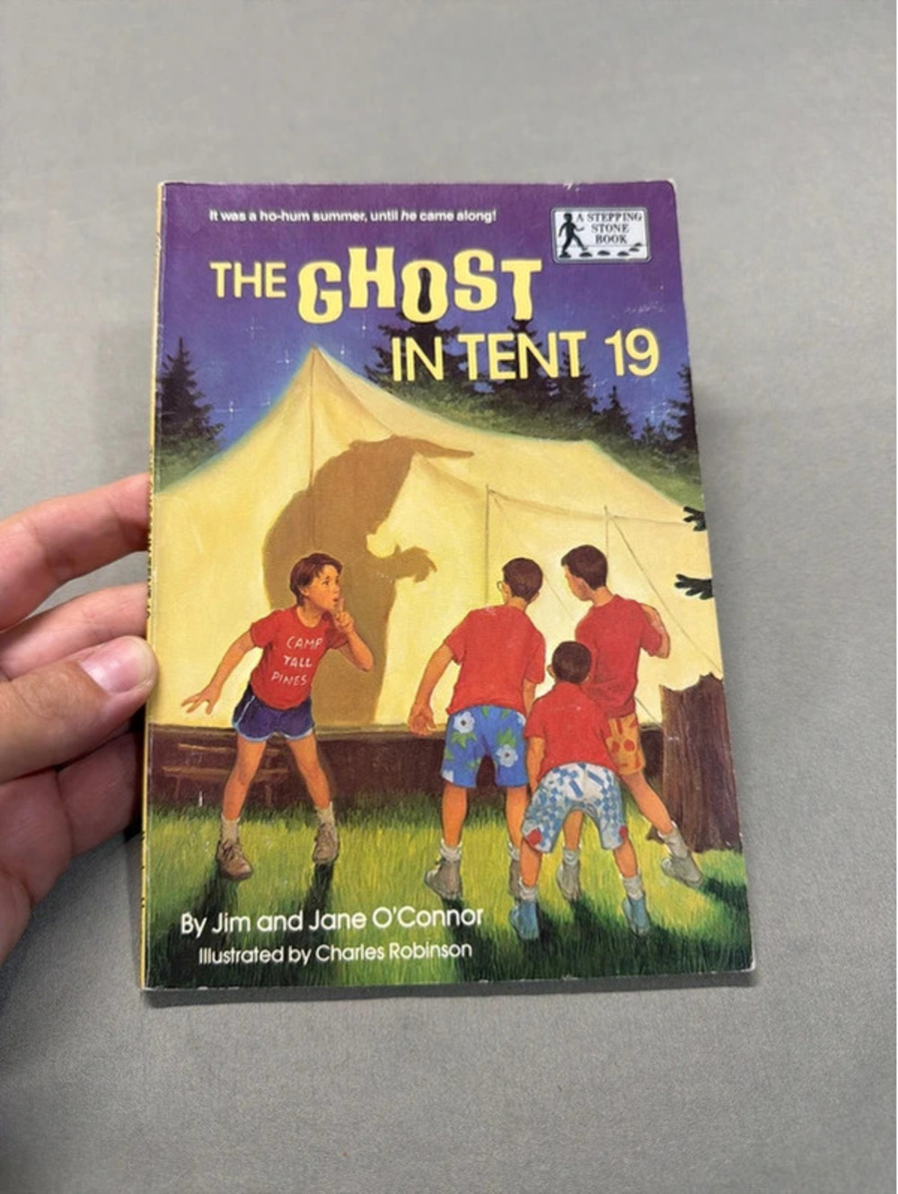The Ghost in Tent 19 by Jim and Jane O'Connor - Vintage Children's Book